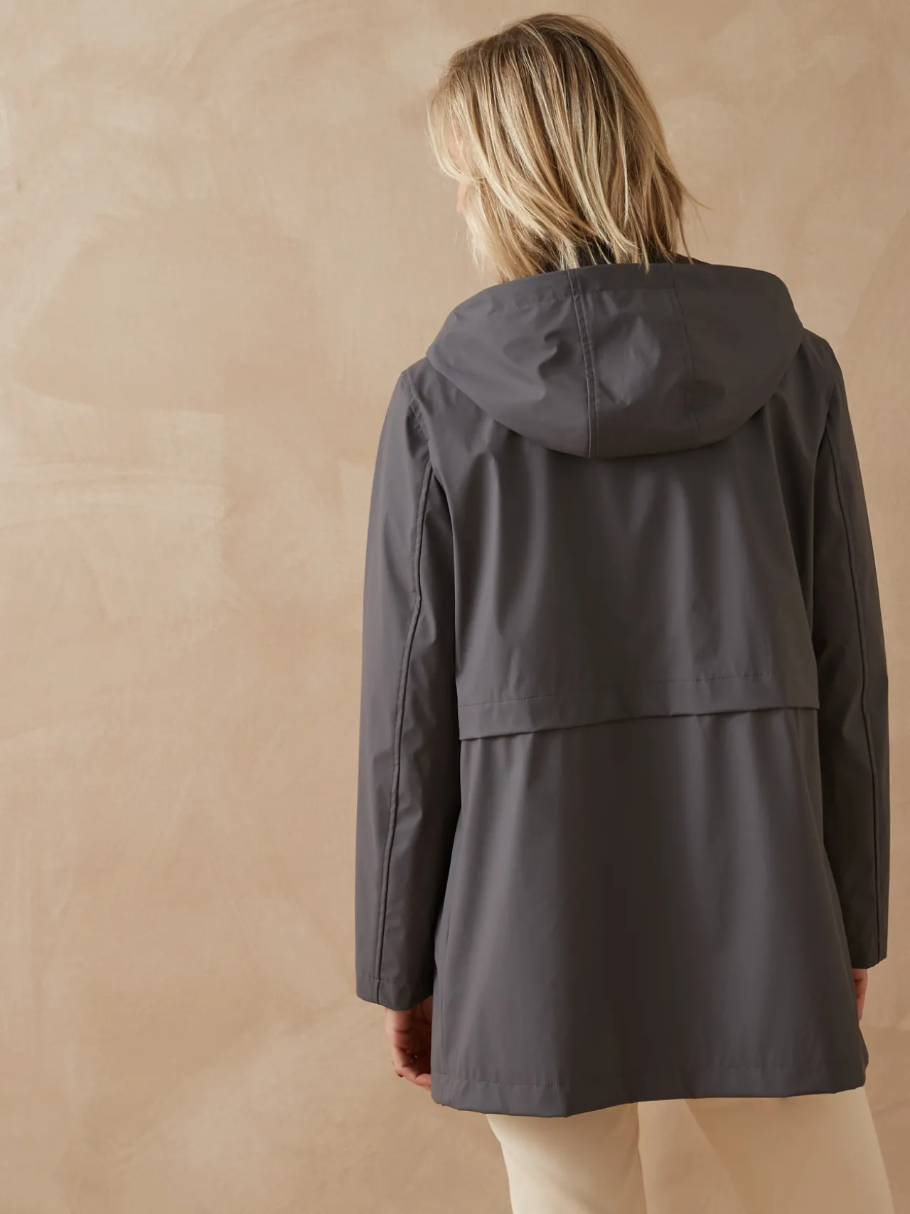 Parka imperméable à capuche