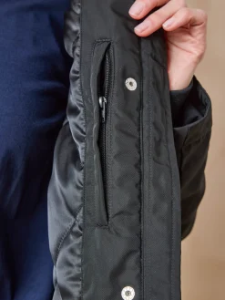 Parka longue intérieur matelassé