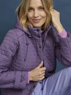 Parka longue matelassée déperlante