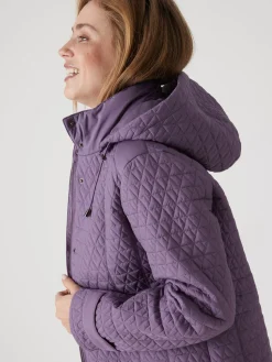 Parka longue matelassée déperlante
