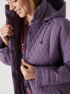 Parka longue matelassée déperlante