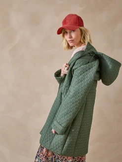 Parka longue matelassée déperlante