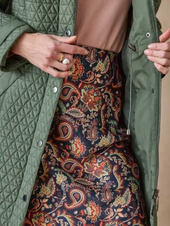 Parka longue matelassée déperlante