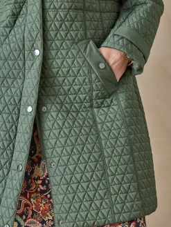 Parka longue matelassée déperlante