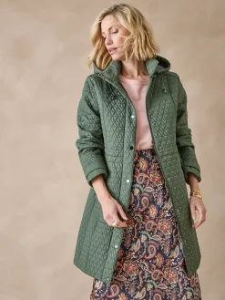 Parka longue matelassée déperlante