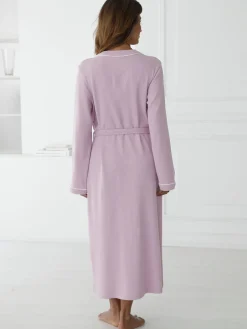 Peignoir en maille nid d'abeille