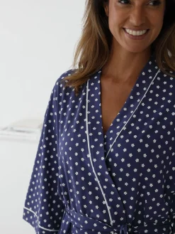 Peignoir kimono en maille