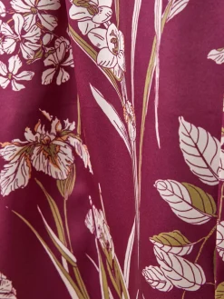 Peignoir kimono en satin