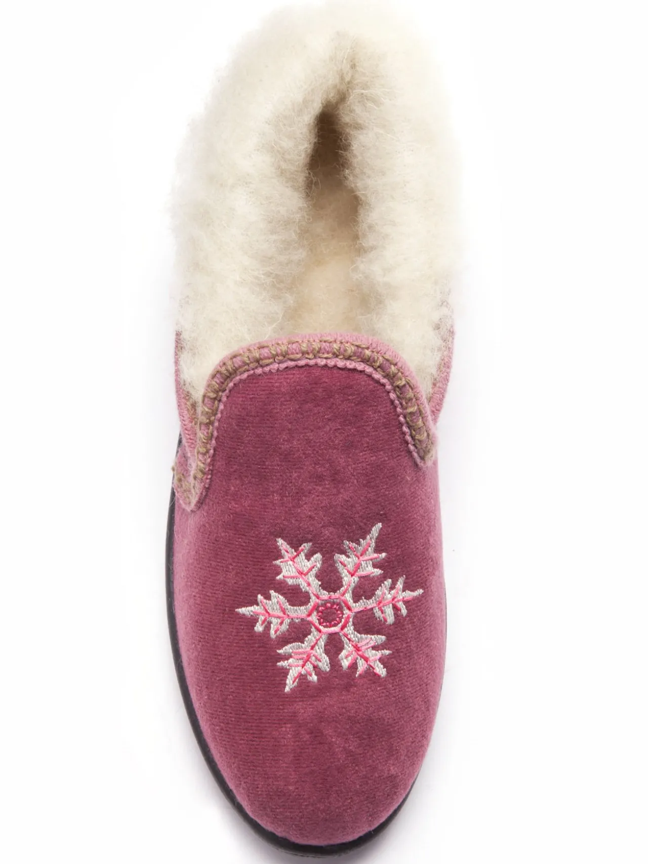 Poulaines fourrées laine majoritaire