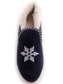 Poulaines fourrées laine majoritaire