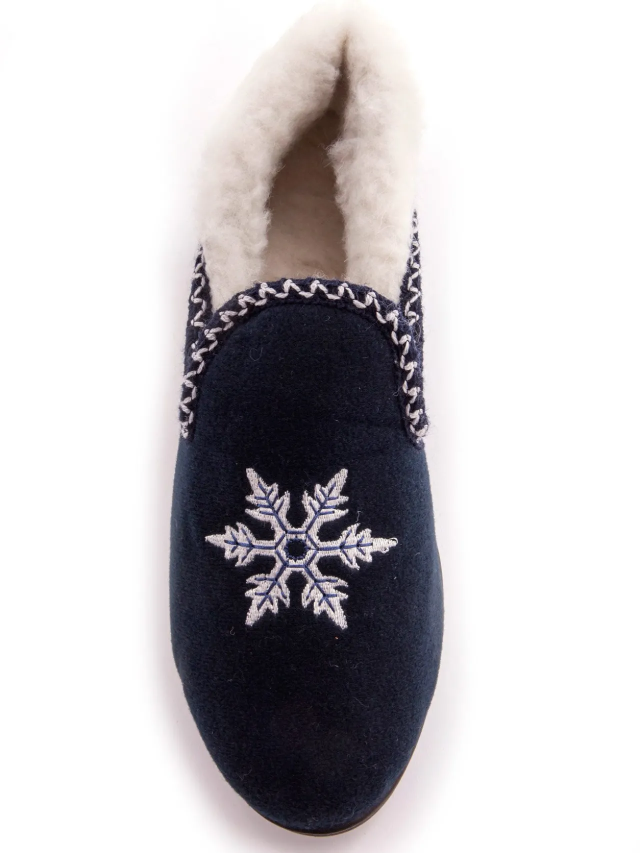 Poulaines fourrées laine majoritaire