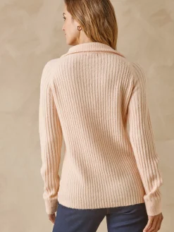 Pull à col camionneur zippé