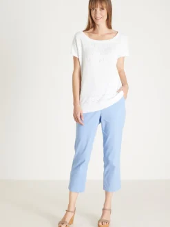 Pull ajouré manches T