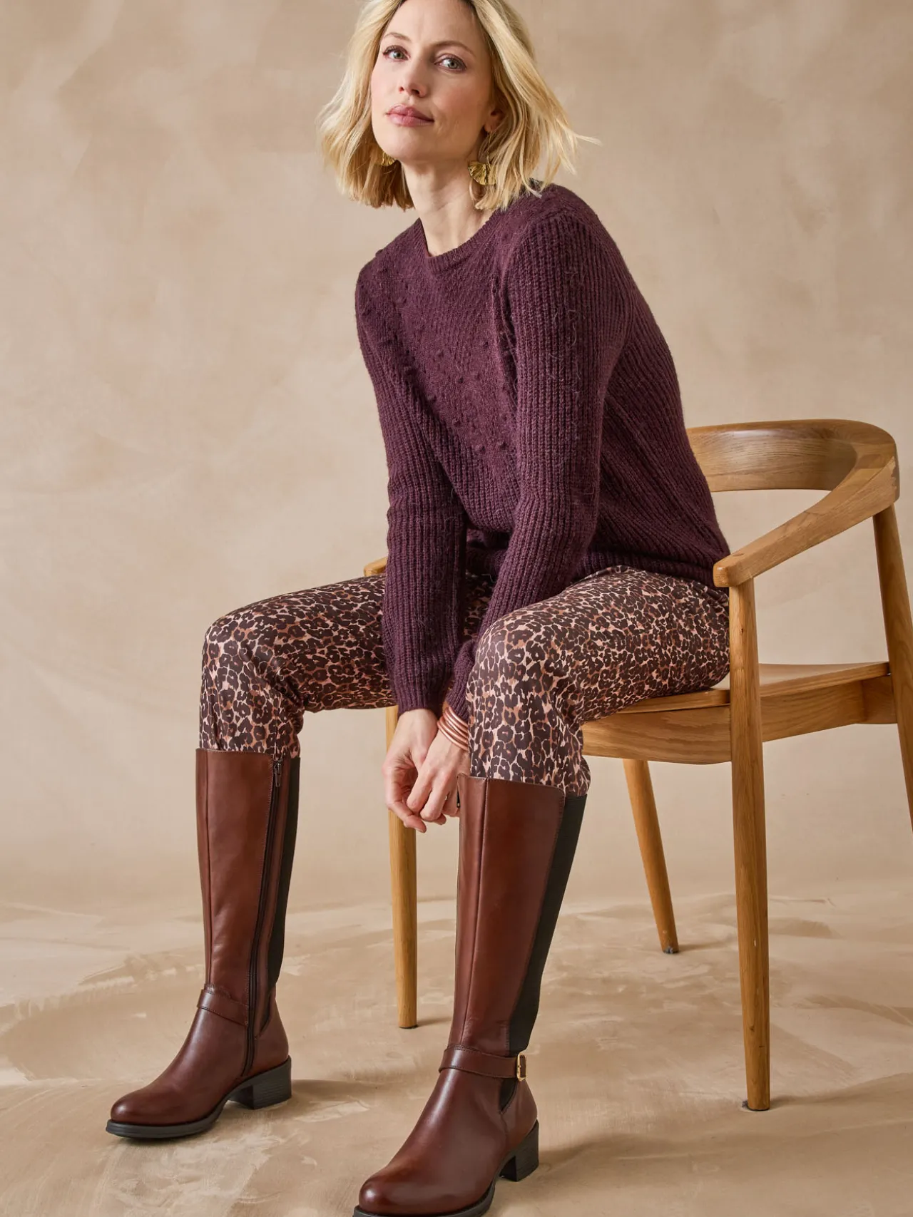 Pull avec laine et alpaga