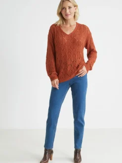 Pull avec mohair et laine