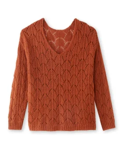 Pull avec mohair et laine