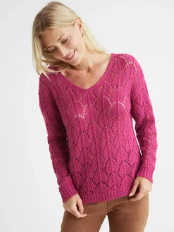 Pull avec mohair et laine