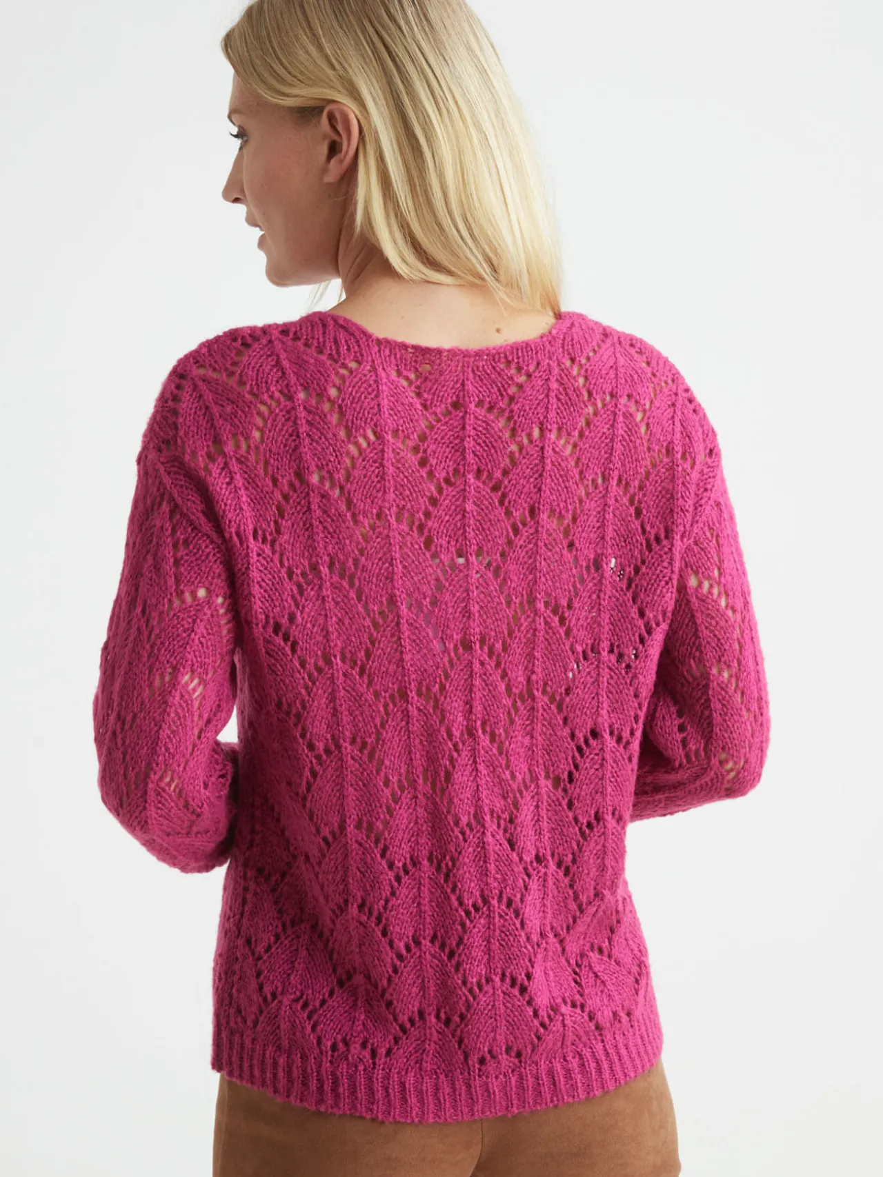 Pull avec mohair et laine