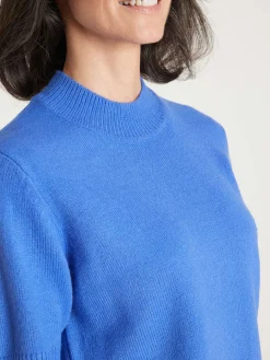 Pull col montant manches courtes