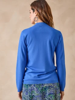 Pull col montant torsadé