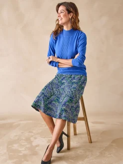 Pull col montant torsadé