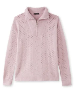 Pull col montant zippé