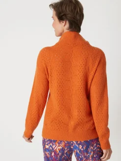 Pull col montant zippé