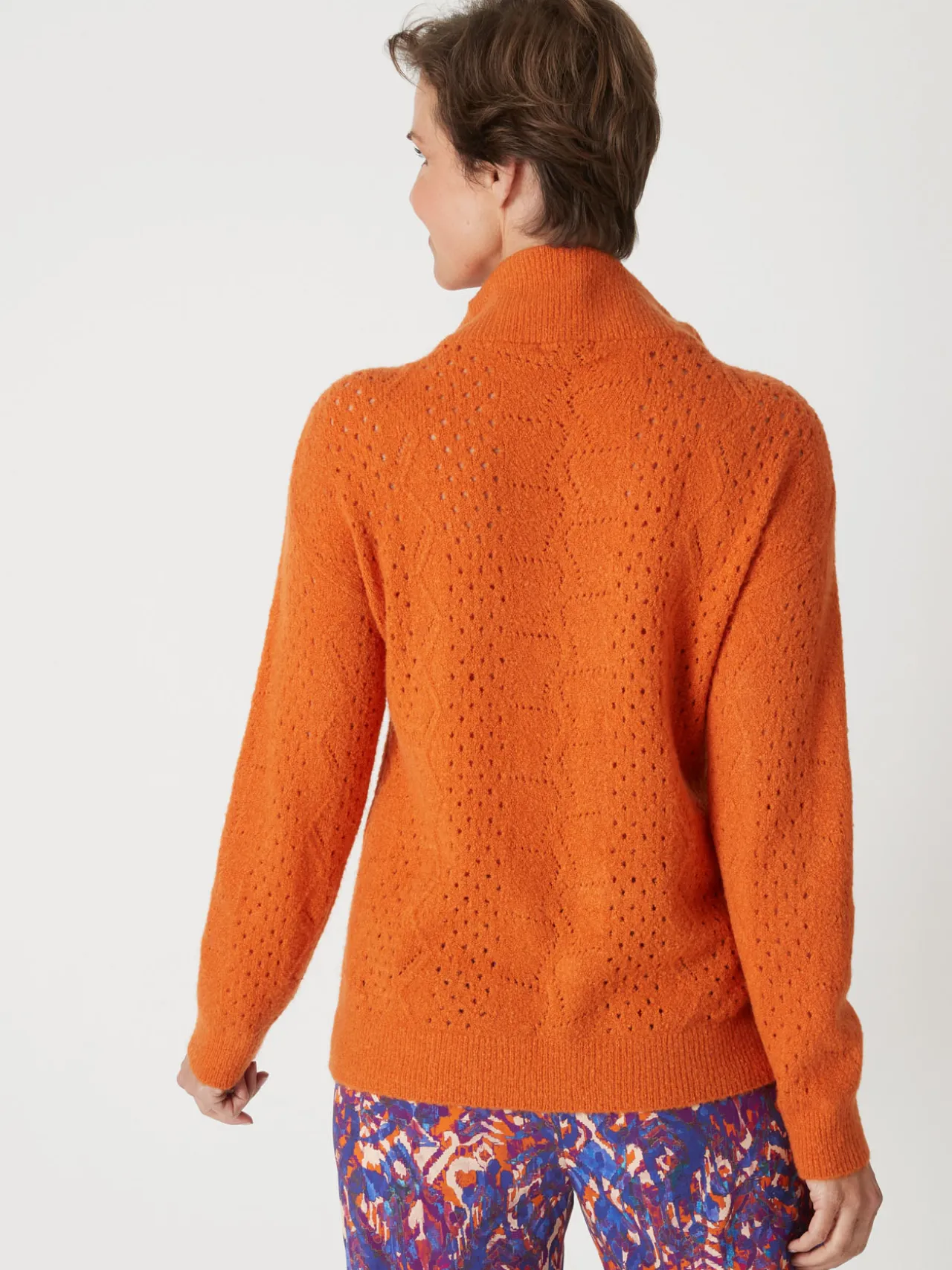 Pull col montant zippé