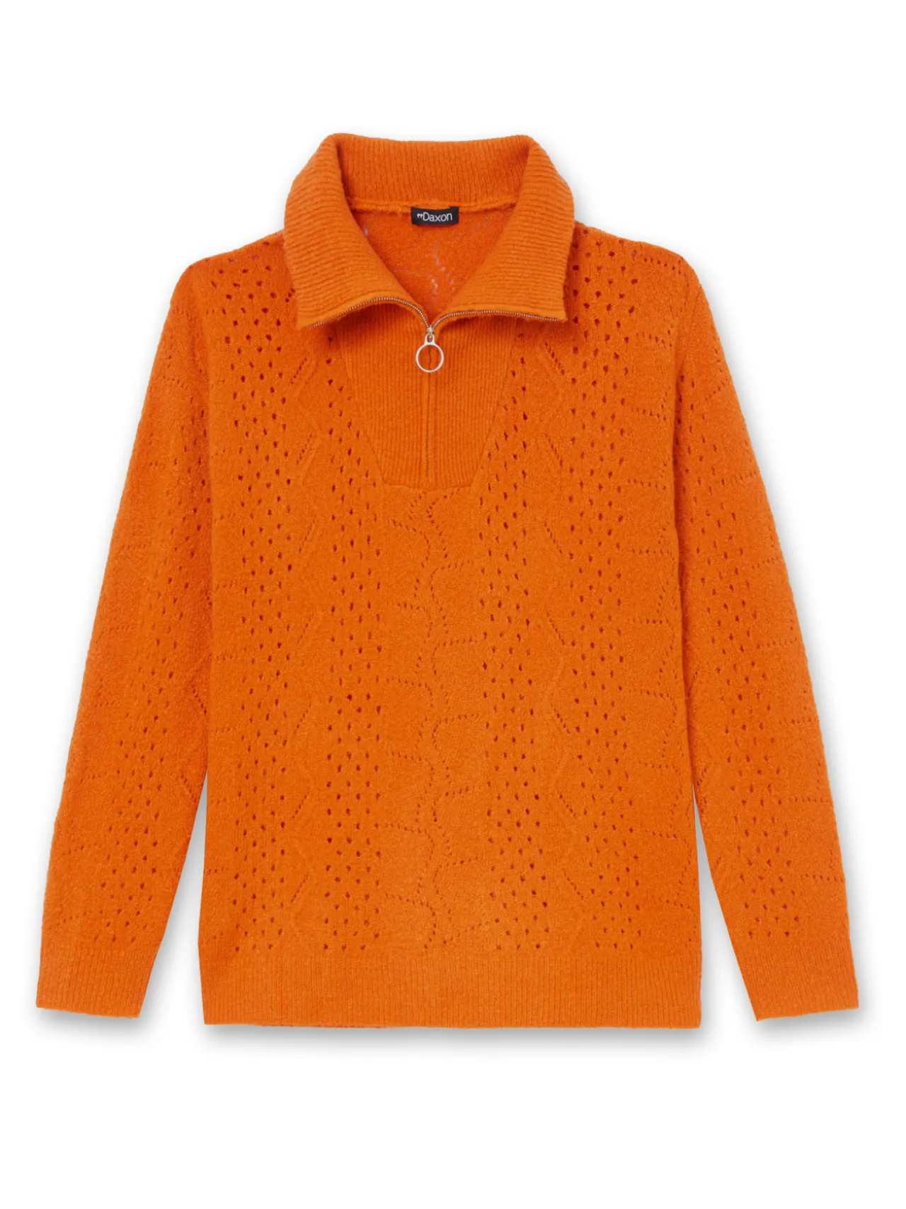 Pull col montant zippé