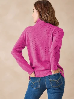 Pull col montant zippé