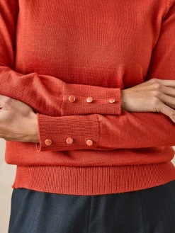 Pull col rond 50% laine mérinos