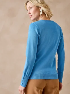 Pull col rond 50% laine mérinos