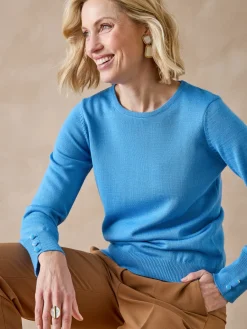 Pull col rond 50% laine mérinos