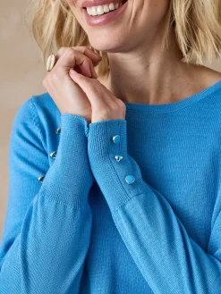 Pull col rond 50% laine mérinos