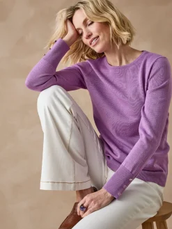 Pull col rond 50% laine mérinos