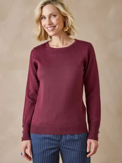 Pull col rond 50% laine mérinos