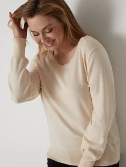 Pull col rond pure laine