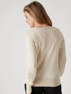 Pull col rond pure laine