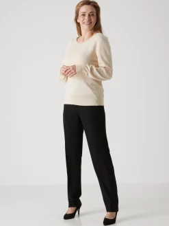 Pull col rond pure laine