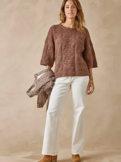 Pull court façon crochet