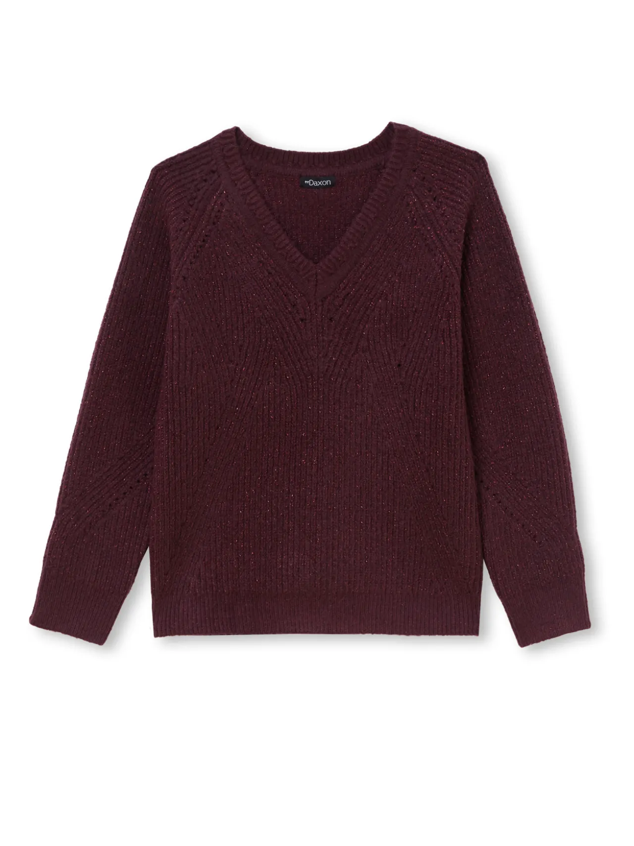 Pull côtes perlées