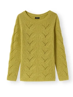 Pull en côtes perlées