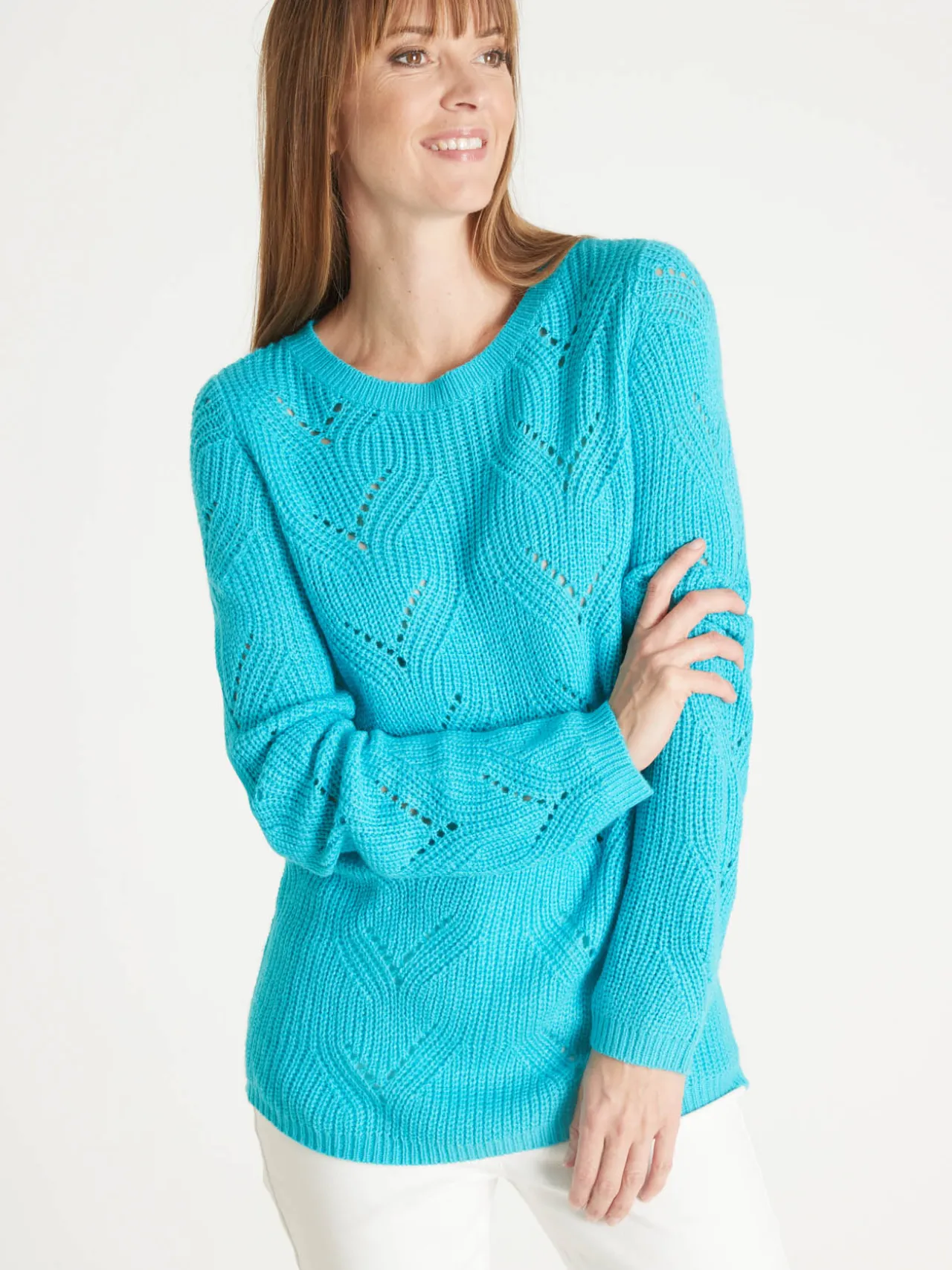 Pull en côtes perlées