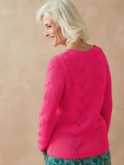 Pull en côtes perlées