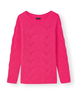 Pull en côtes perlées