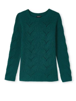 Pull en côtes perlées