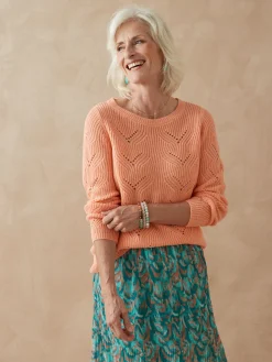 Pull en côtes perlées