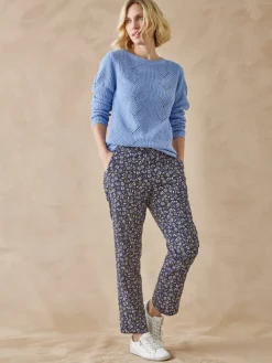 Pull en côtes perlées