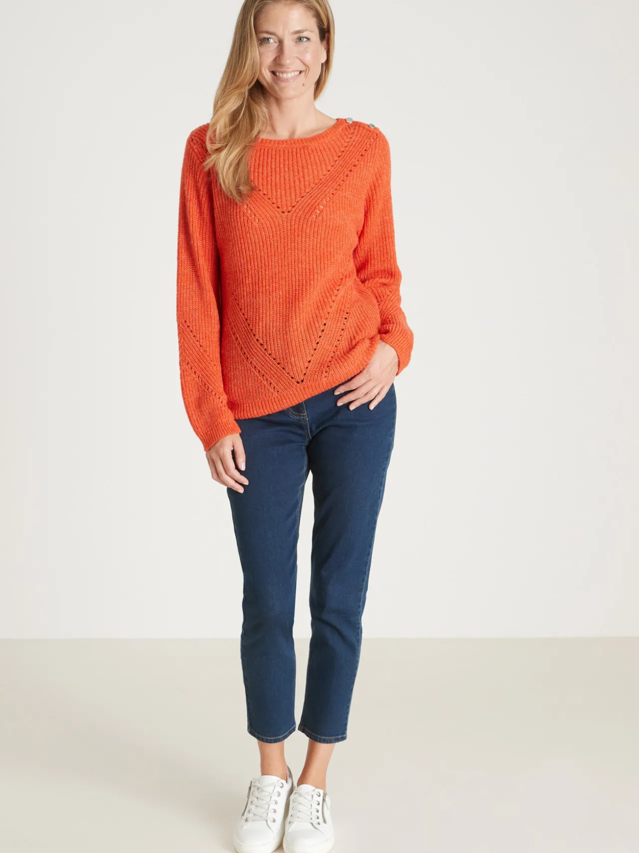 Pull en côtes perlées