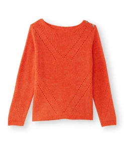 Pull en côtes perlées